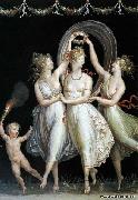 Antonio Canova The Three Graces Dancing oil painting reproduction